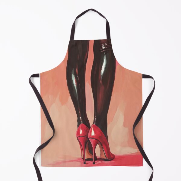 Item preview, red heels and latex leggings designed and sold by mood-creator.