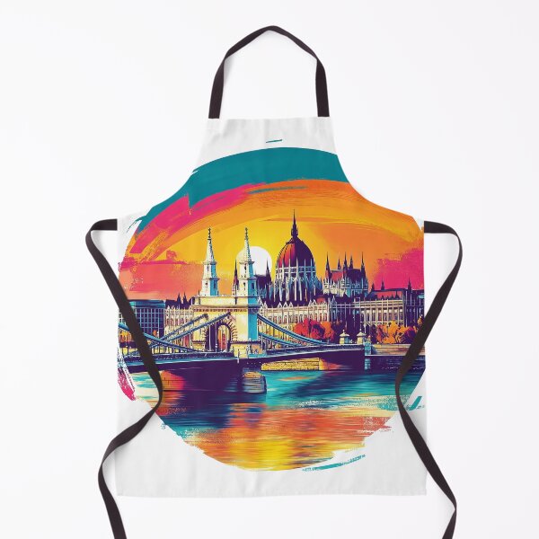 Item preview, Sunset Over Budapest Dark T-Shirt designed and sold by SnapStylegoods.