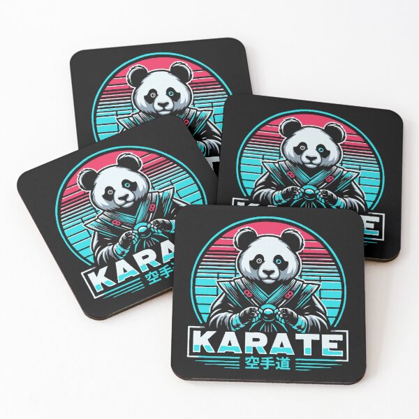 Item preview, Karate Panda, Retro Martial Arts Vibes designed and sold by Creative Magia.