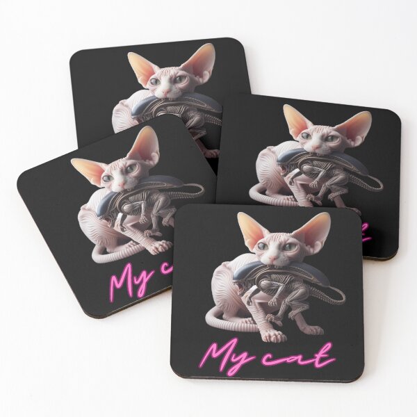 Item preview, Cat Sphinx & Xenomorph designed and sold by MudMaster.