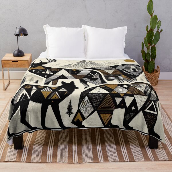 Item preview, Geometric animal silhouette art designed and sold by Dominika Farkašová.