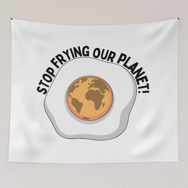 Item preview, Stop Frying our Planet! Funny Design designed and sold by Climactify.