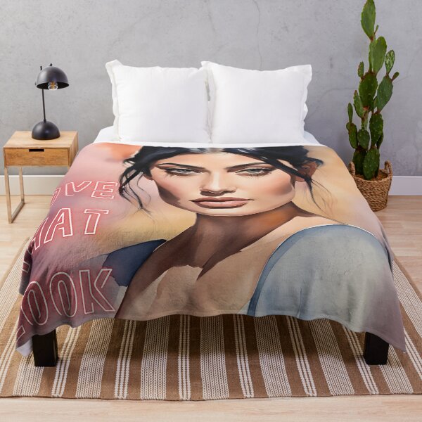 Artikelvorschau, Charmant und Schönheit des Augenkontakts des wunderschönen Kylie Jenner Aquarells entworfen und verkauft von Juana-.