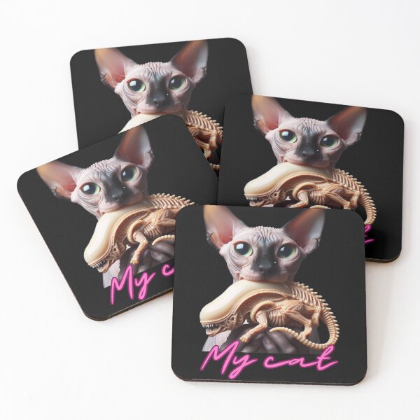 Item preview, Cat Sphinx & Xenomorph designed and sold by MudMaster.