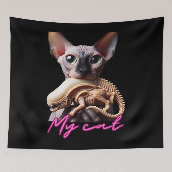 Item preview, Cat Sphinx & Xenomorph designed and sold by MudMaster.
