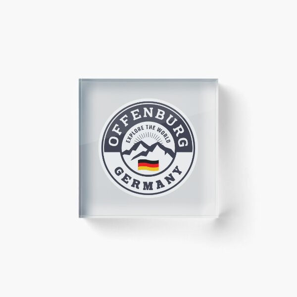 Item preview, Offenburg Germany Black and White Crest designed and sold by World Designs.