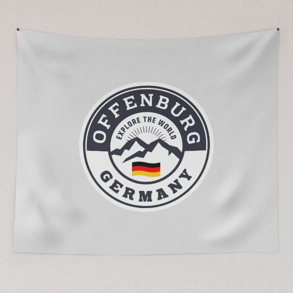 Item preview, Offenburg Germany Black and White Crest designed and sold by World Designs.