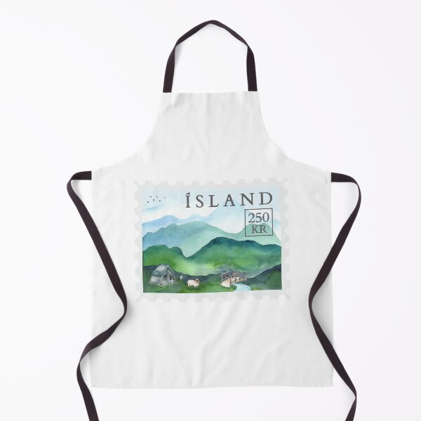 Item preview, Iceland Stamp - Funny gifts for Iceland enthusiasts designed and sold by iX-Physio.