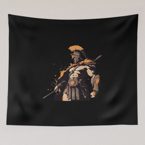 Item preview, Ancient greek warrior spartan designed and sold by SMARTKIT  DESIGNAGENCY.