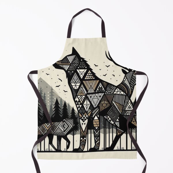 Item preview, intricate wildlife geometry patterns designed and sold by Dominika Farkašová.