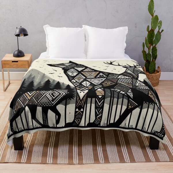 Item preview, intricate wildlife geometry patterns designed and sold by Dominika Farkašová.