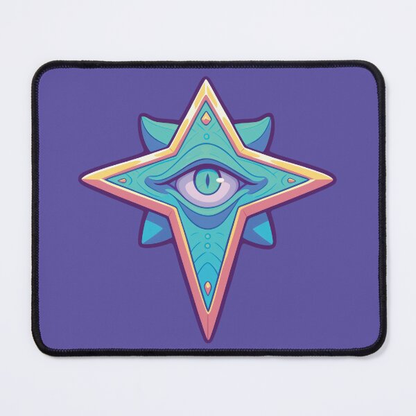 Item preview, Cosmic Star Eye - Futuristic Geometric Symbol designed and sold by Myndari.