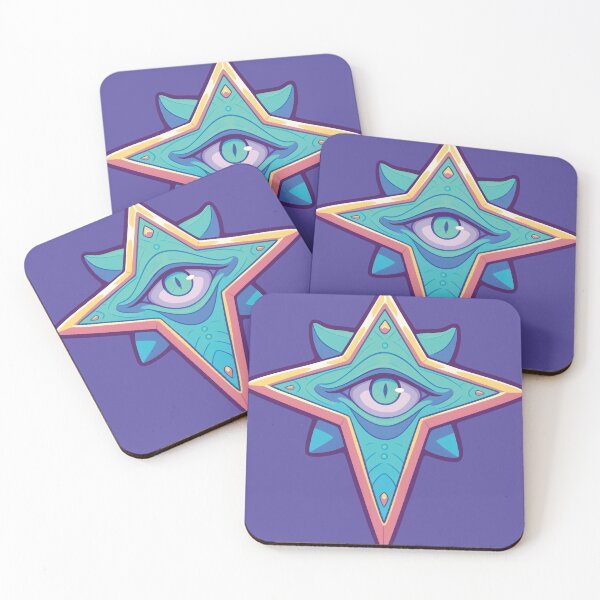 Item preview, Cosmic Star Eye - Futuristic Geometric Symbol designed and sold by Myndari.