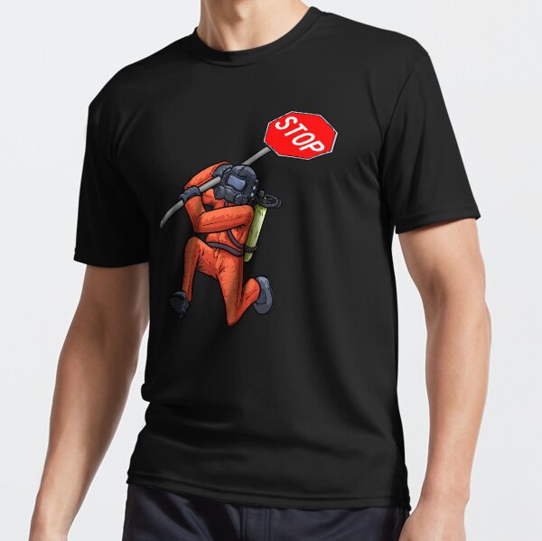 Item preview, Lethal Company Stop Sign Employee  designed and sold by GoblinCommander.