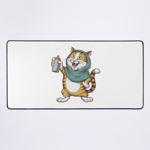 Item preview, Orange Cat Graffiti Vandal Vandalism Sticker designed and sold by lemurdesigns.