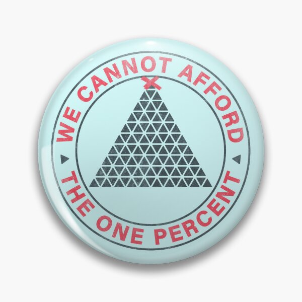 Item preview, we cannot afford the one percent - black & red designed and sold by BrownWoodRobot.