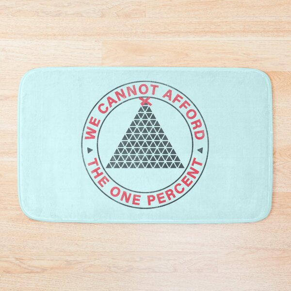 Item preview, we cannot afford the one percent - black & red designed and sold by BrownWoodRobot.