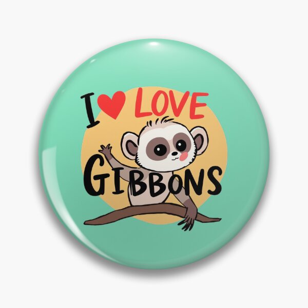 Item preview, I love gibbons designed and sold by GasconyPassion.