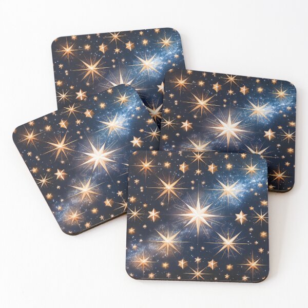 Item preview, A celestial pattern design of twinkling stars. designed and sold by HEMRO.