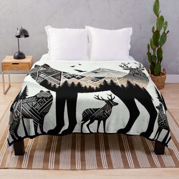 Item preview, bold geometric wildlife design designed and sold by Dominika Farkašová.