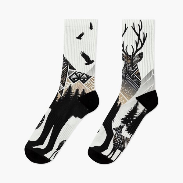 Item preview, bold geometric wildlife design designed and sold by Dominika Farkašová.