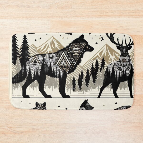 Item preview, minimalistic forest background designed and sold by Dominika Farkašová.
