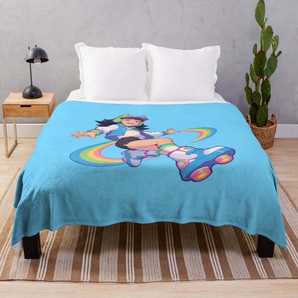 Item preview, Neon Roller Girl - Vibrant Retro Futuristic Style designed and sold by Myndari.