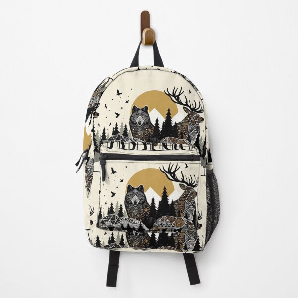 Item preview, geometric wolves and bears ar designed and sold by Dominika Farkašová.