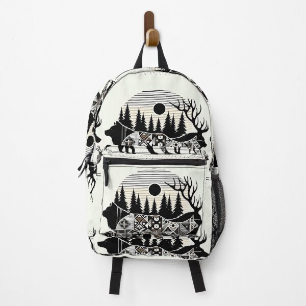 Item preview, geometric animal figures in nature designed and sold by Dominika Farkašová.