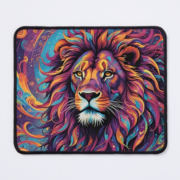 Item preview, Psychedelic Lion Portrait designed and sold by KirstenStar.