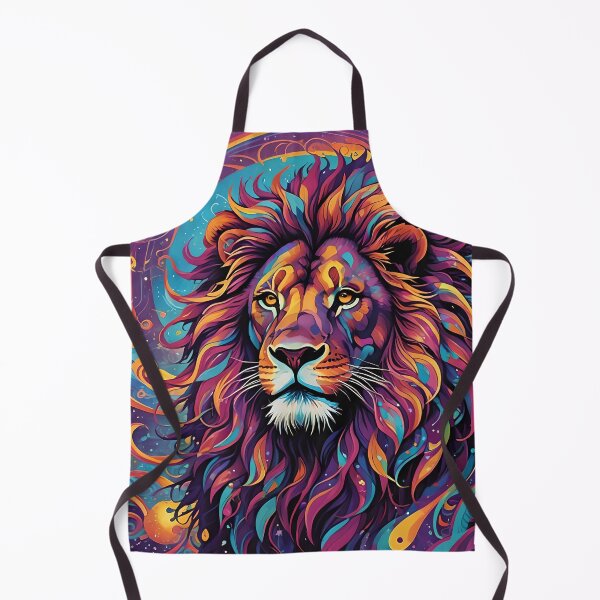 Item preview, Psychedelic Lion Portrait designed and sold by KirstenStar.