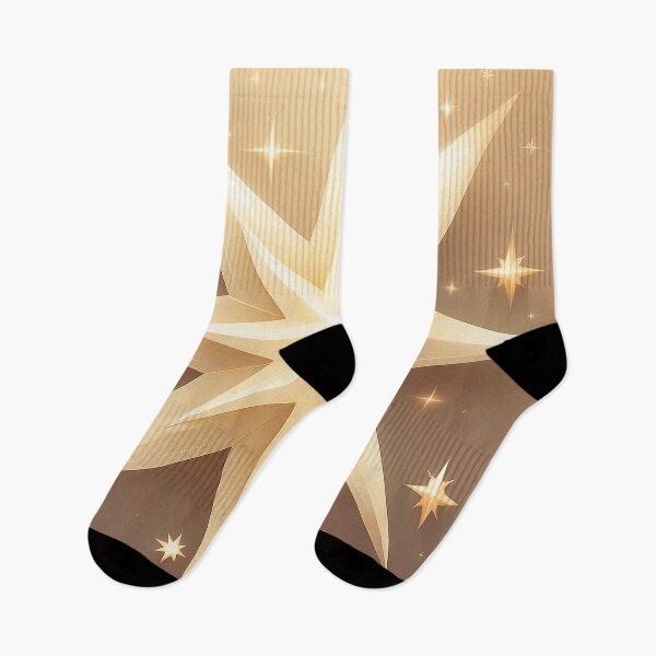 Item preview, A pattern design of stars that seem to emit a warm glow, using soft golden and white hues. designed and sold by HEMRO.