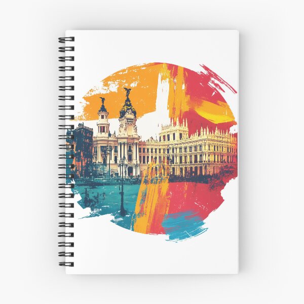 Item preview, Vibrant Madrid T-shirt designed and sold by SnapStylegoods.
