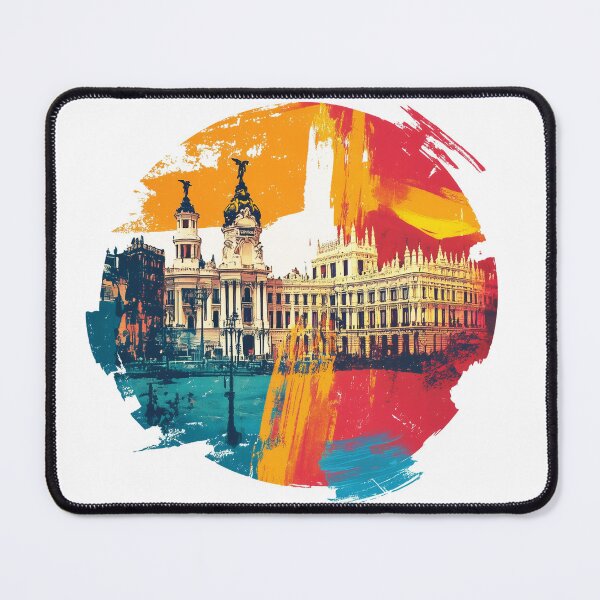 Item preview, Vibrant Madrid T-shirt designed and sold by SnapStylegoods.