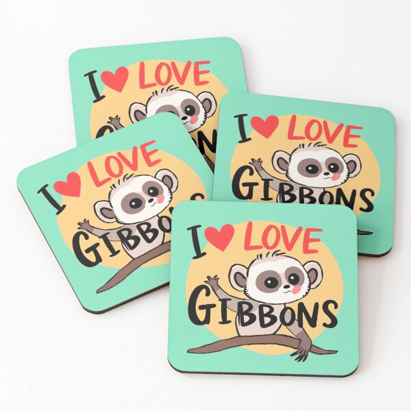 Item preview, I love gibbons designed and sold by GasconyPassion.