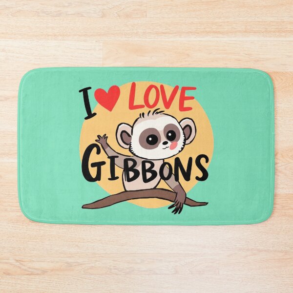 Item preview, I love gibbons designed and sold by GasconyPassion.