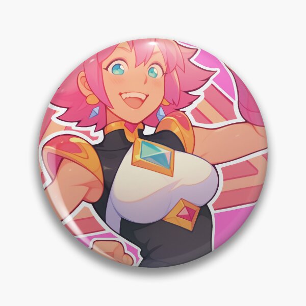 Artikelvorschau, Pink Heroine – Energiegeladener Anime-Charakter entworfen und verkauft von Myndari.
