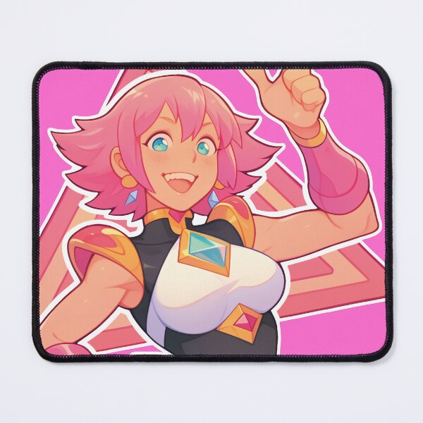 Item preview, Pink Heroine - Energetic Anime Character designed and sold by Myndari.