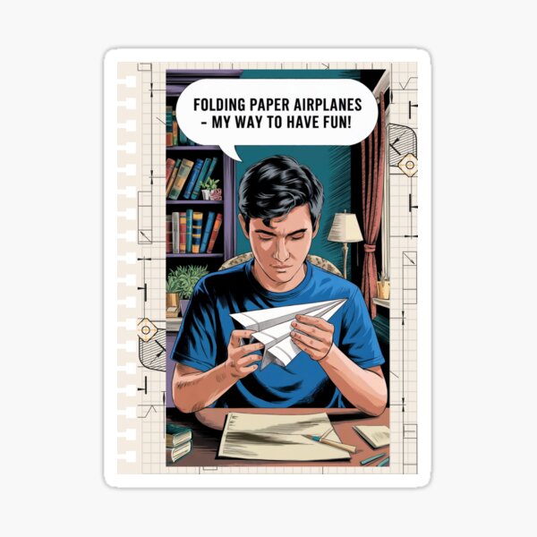 Item preview, Folding paper airplanes - my way to have fun! Paper plane designed and sold by F-street-shop.