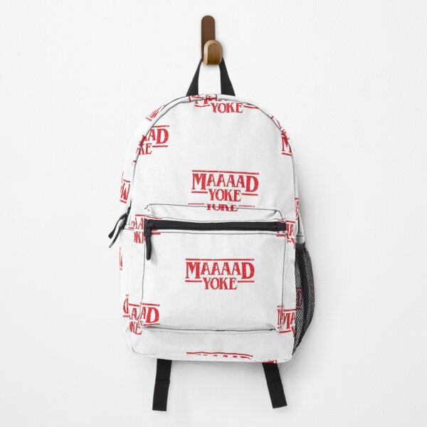 Item preview, Maaaad Yoke - Distressed Red on White designed and sold by unrealindeed.