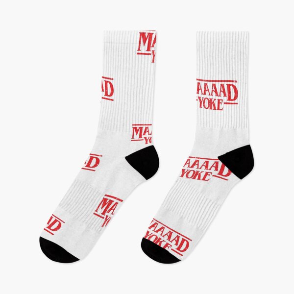 Item preview, Maaaad Yoke - Distressed Red on White designed and sold by unrealindeed.