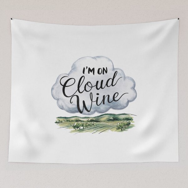 Item preview, I’m on Cloud Wine Design designed and sold by MrHStudio.