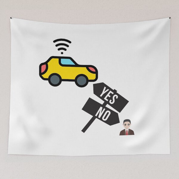 Item preview, Yes or No? designed and sold by ZapStickers.