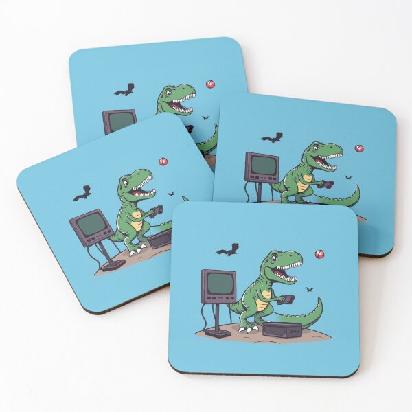 Item preview, A dinosaur playing video games designed and sold by hakobyans.
