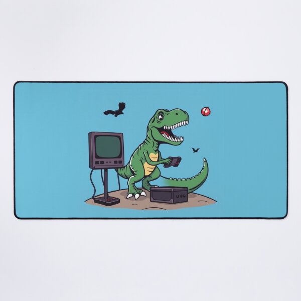 Item preview, A dinosaur playing video games designed and sold by hakobyans.