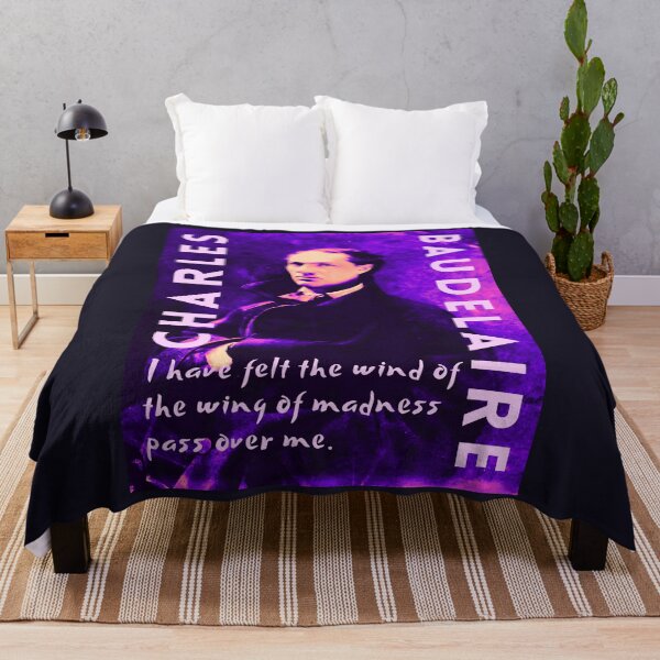 Item preview, Charles Pierre Baudelaire: I have felt the wind of the wing of madness pass over me. designed and sold by artbleed.