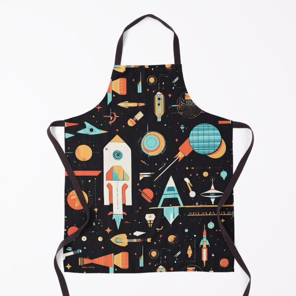 Item preview, Space and technology motifs designed and sold by mind-coloring.