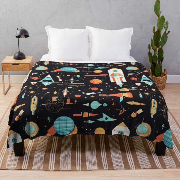 Item preview, Space and technology motifs designed and sold by mind-coloring.
