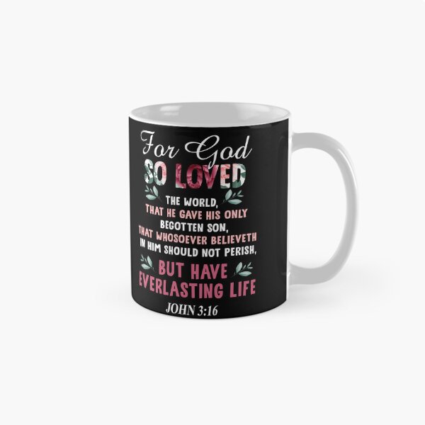 Item preview, John 3:16 Bible Verse Quote Christian art For  Home Office designed and sold by FernaRoje.