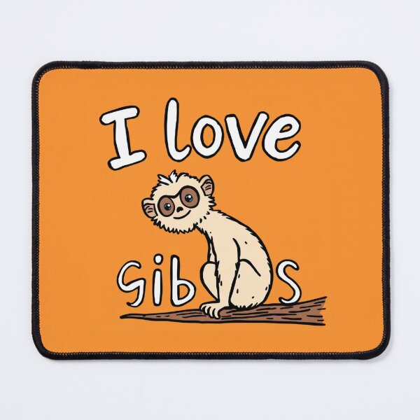 Item preview, I love gibbons designed and sold by GasconyPassion.